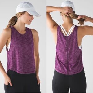 Lululemon Rush Hour Tank *Heathered Chilled Grape 4